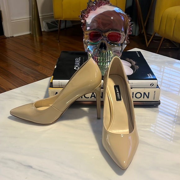 Nine West Shoes - Nine West NWOT Patent Nude Heels